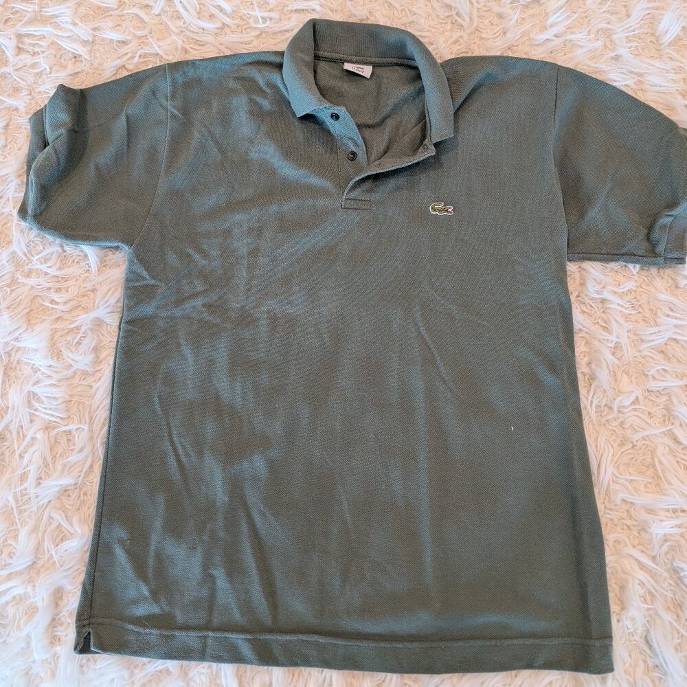 Lacoste Polo Shirt Mens Size 6 Dark Green